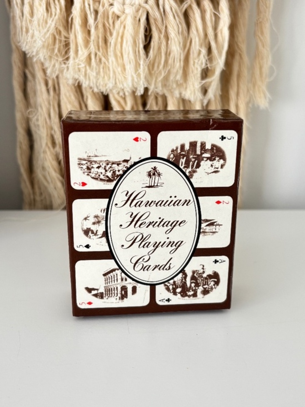 HAWAIIAN HERITAGE PLAYING CARDS 1982 Vintage pack like new made in Belgium & UK